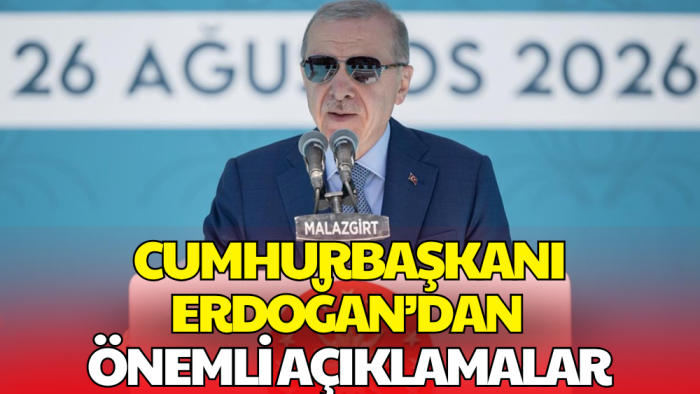 Cumhurbaşkanı Erdoğan'dan Malazgirt'te Dikkat Çeken Mesaj: 'Atımızın Kuyruğunu Bağladık'